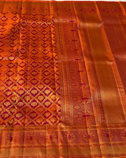 VastraLakshmi Improbable Red Soft Silk Saree With Winsome Blouse Piece