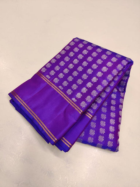 VastraLakshmi Designer Royal Blue Soft Silk Saree With Sizzling Blouse Piece