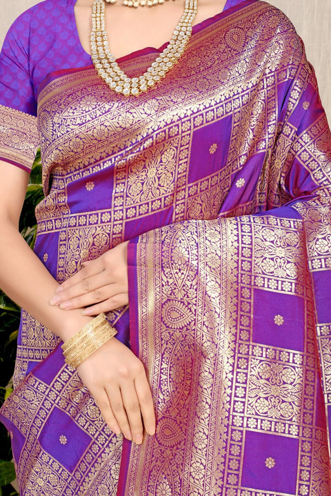 VastraLakshmi Staring Mehndi Kanjivaram Silk Saree With Glittering Blouse Piece