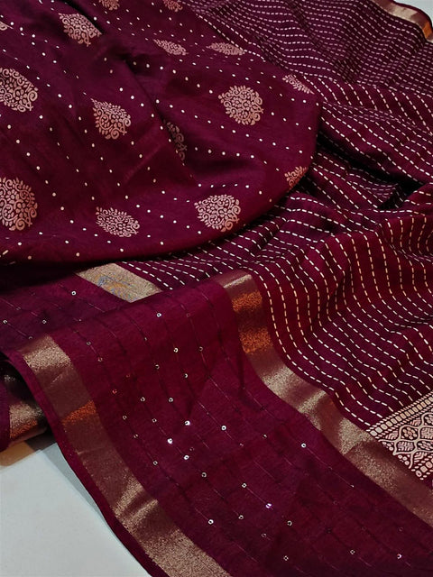 VastraLakshmi Lassitude Dark Pink Digital Printed Dola Silk Saree With Gratifying Blouse Piece